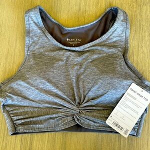 NWT Athleta twist crop top size small